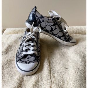 Coach Signature Barrett Jacquard Sneakers Size 7.5